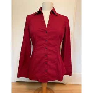 Express Essential Stretch Button Down Shirt